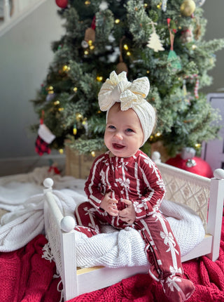 MISTLE-BOWS DREAM RUFFLE ROMPER