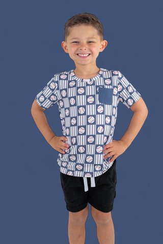 GRAND SLAM GRID DREAM POCKET TEE