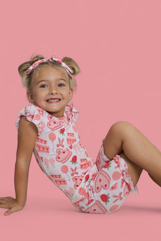 BERRY SWEET BIRTHDAY DREAM RUFFLE SHORT SET