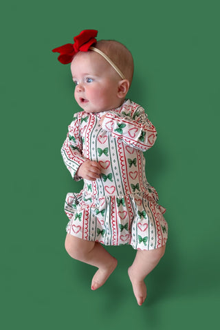 WRAPPED IN JOY DREAM BODYSUIT DRESS