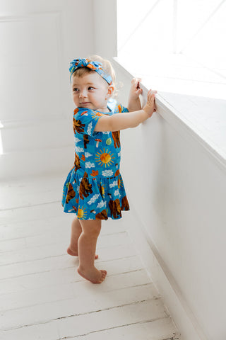 BEAR-Y BLUE SKIES DREAM BODYSUIT DRESS