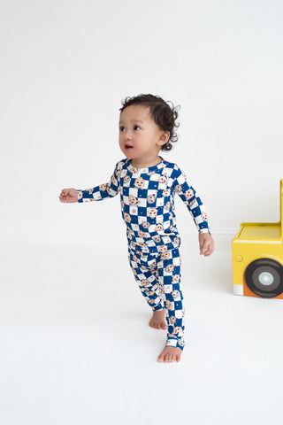 CoComelon x Dream Big Little Co JJ STARRY NIGHT CHECKERS DREAM ROMPER