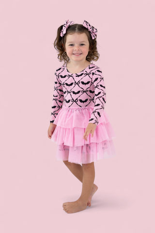 BATTY BOWS LONG SLEEVE DREAM TUTU DRESS
