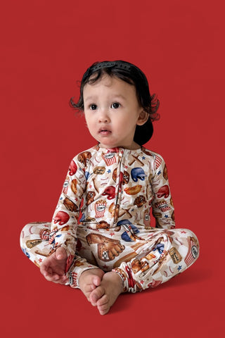 TAKE ME OUT TO THE BALL GAME DREAM ROMPER