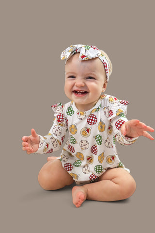 DECK THE HALLS DREAM BUBBLE ROMPER