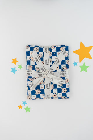 CoComelon x Dream Big Little Co JJ STARRY NIGHT CHECKERS DREAM BLANKET