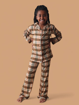 HARVEST TARTAN DREAM GIRL'S FLARE SET