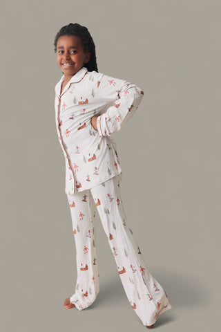 COZY CHALET DREAM GIRL'S FLARE SET