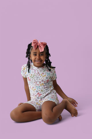 BOW GARDEN DREAM SHORT SET