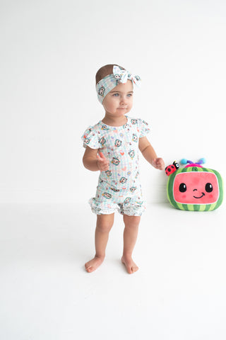 CoComelon x Dream Big Little Co SPRINGTIME MELON DREAM CAP SEEVE TOP