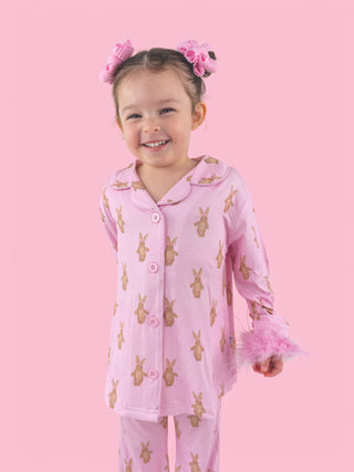 BLUSHIN' BUNNIES GIRL'S FLARE FEATHERED DREAM SET