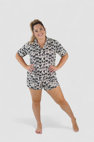 NEUTRAL BOWS SHORT SLEEVE WOMEN’S DREAM SHORT SET