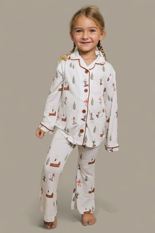 COZY CHALET DREAM GIRL'S FLARE SET