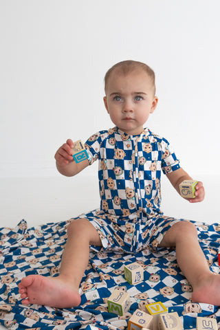 CoComelon x Dream Big Little Co JJ STARRY NIGHT CHECKERS DREAM SHORTIE