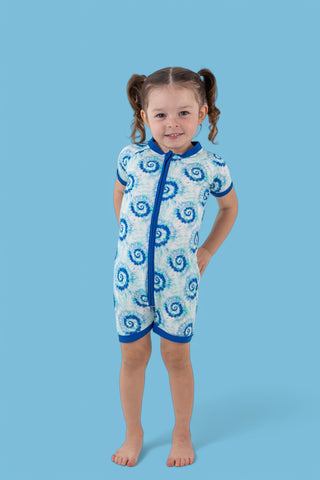 OCEAN WAVES TIE DYE DREAM SHORTIE