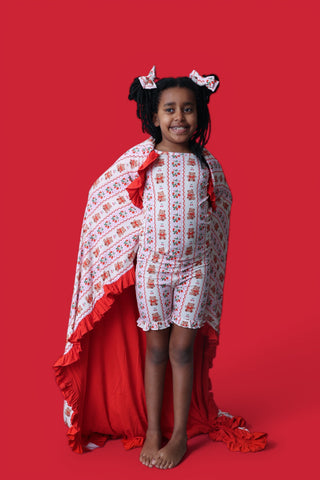 BERRY BEAR BLISS DREAM RUFFLE SHORT SET