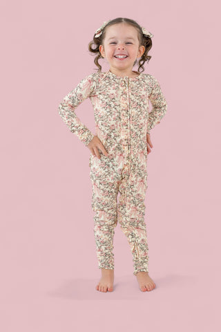 VICTORIAN BLOOM DREAM RUFFLE ROMPER