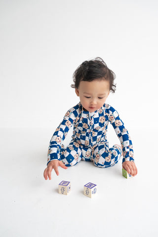 CoComelon x Dream Big Little Co JJ STARRY NIGHT CHECKERS DREAM ROMPER