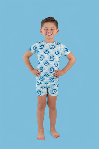 OCEAN WAVES TIE DYE DREAM SHORT SET