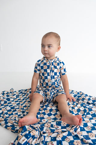 CoComelon x Dream Big Little Co JJ STARRY NIGHT CHECKERS DREAM BLANKET