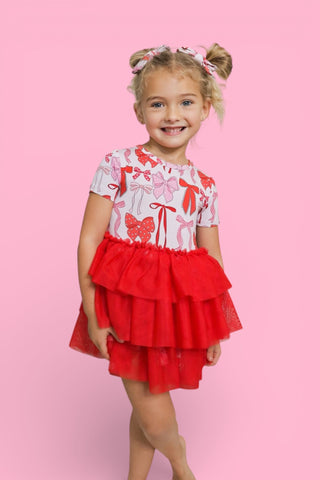 BE MINE BOWS DREAM TUTU DRESS