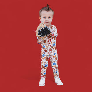 TAKE ME OUT TO THE BALL GAME DREAM ROMPER