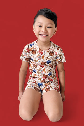 TAKE ME OUT TO THE BALL GAME DREAM SHORT SET