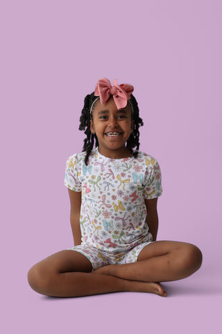 BOW GARDEN DREAM SHORT SET