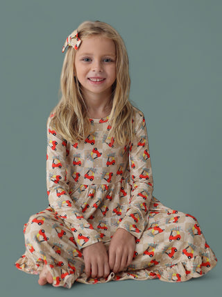 COZY COUPE CHRISTMAS DREAM RUFFLE DRESS