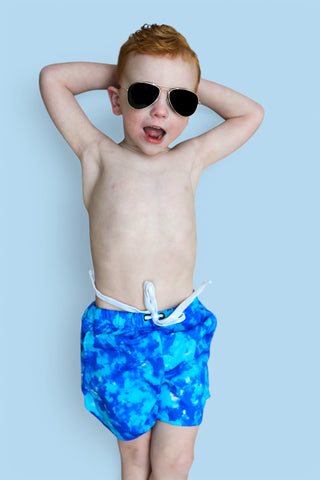 SAPPHIRE SEAS BOY'S DREAM SWIM TRUNKS