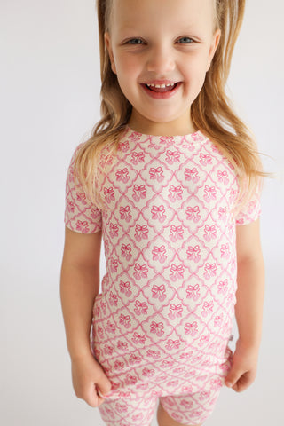 VINTAGE CHERRY CHARM DREAM SHORT SET