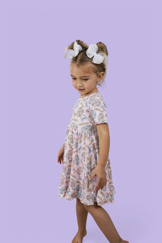 EASTER DAISY DREAM RUFFLE DRESS