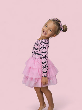 BATTY BOWS LONG SLEEVE DREAM TUTU DRESS