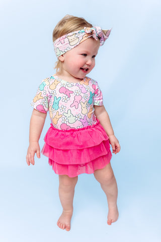 PEEPS FOR DAISIES DREAM TUTU BODYSUIT DRESS