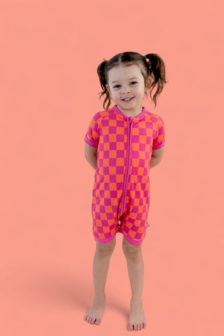 NEON DREAMS CHECKERS DREAM SHORTIE