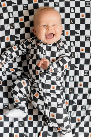 BOO CREW CHECKERS DREAM ROMPER