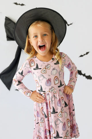 PRETTY LITTLE HAUNTS DREAM RUFFLE DRESS