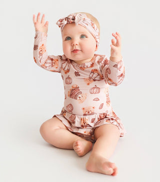 WOODLAND TEDDY DREAM BODYSUIT DRESS