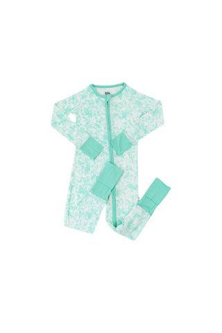 SEAFOAM TIE DYE DREAM ROMPER