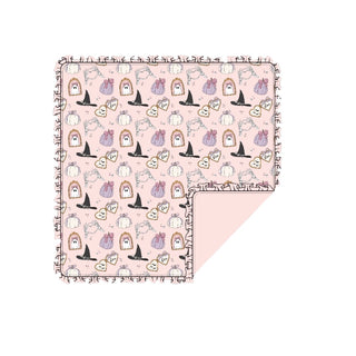 PRE-ORDER PRETTY LITTLE HAUNTS DREAM RUFFLE BLANKET (SHIPS END OF AUGUST)