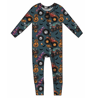 PRE-ORDER MONSTER MASH DREAM ROMPER (SHIPS END OF AUGUST)