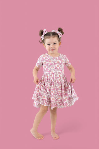 MAGICAL MERMAID DREAM RUFFLE DRESS