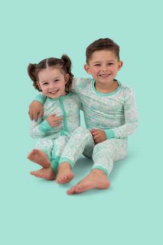 SEAFOAM TIE DYE DREAM ROMPER