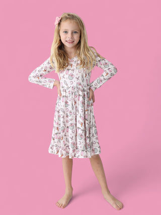 HOWDY 2025 DREAM RUFFLE DRESS