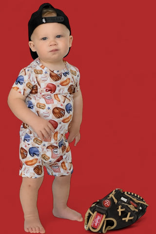 TAKE ME OUT TO THE BALL GAME DREAM SHORT SET