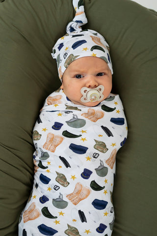 THANK YOU FOR YOUR SERVICE DREAM SWADDLE & BEANIE