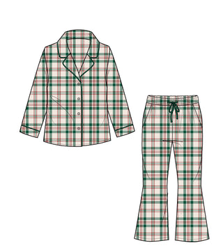PRE-ORDER FESTIVE FLANNEL WOMEN'S DREAM FLARE SET SHIPS 09/17-09/26