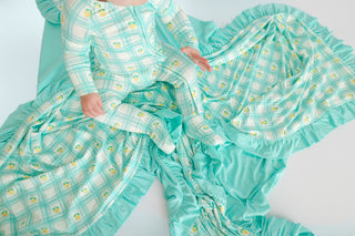 CITRUS GINGHAM DREAM ROMPER