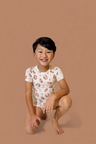 TINY TOUCHDOWN DREAM SHORT SET