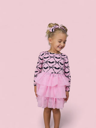 BATTY BOWS LONG SLEEVE DREAM TUTU DRESS